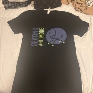 black short-sleeved graphic t-shirt Men’s